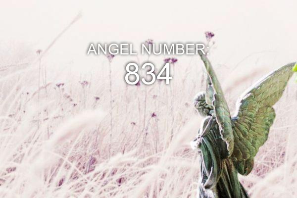 Ангел номер 834 – значення та символіка