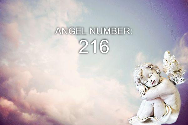 Anioł numer 216 – znaczenie i symbolika