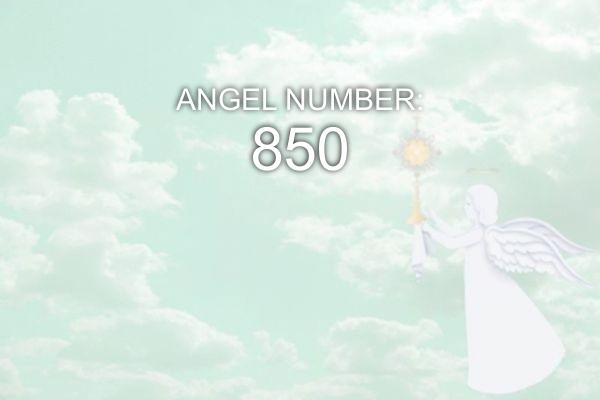 Enkelinumero 850 – merkitys ja symboliikka